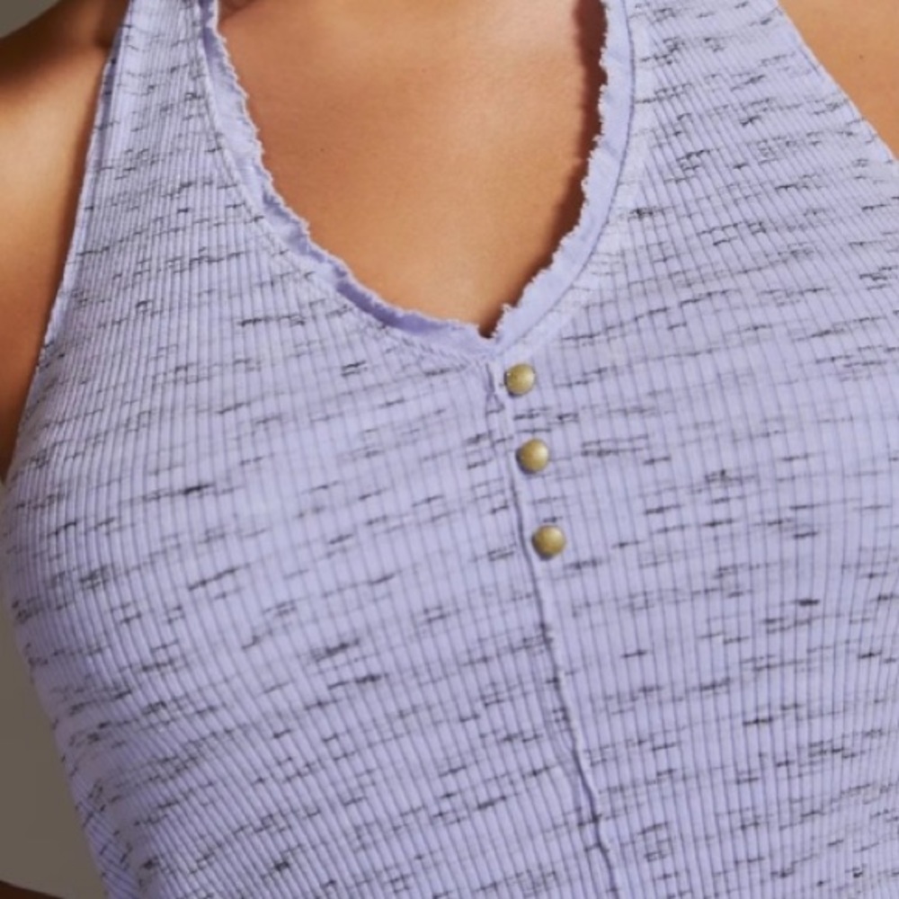 Anthropologie Lilac Halter Top - Picture 6 of 6